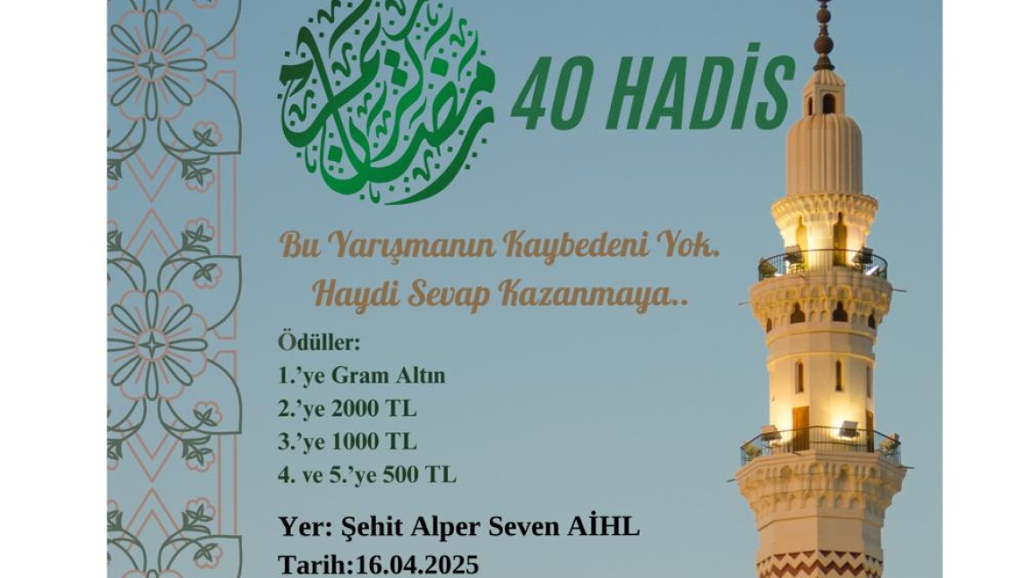 40 HADİS YARIŞMASI